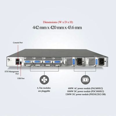 128-Port Data Center Switch voor bedrijven Nintendo Switch voorraad en klaar voor verzending