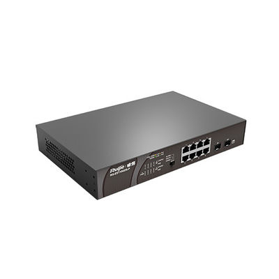 110W stroomvoorziening 8-poort RG-ES110GD-P V2 RG-ES110GDS-P Gigabit POE Access Network Switch