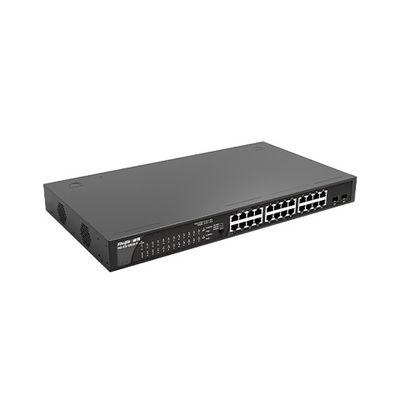 RG-ES126GS-LP24 100G Plug-and-Play POE-toegangsnetwerkschakelaar met 2 upstreampoorten