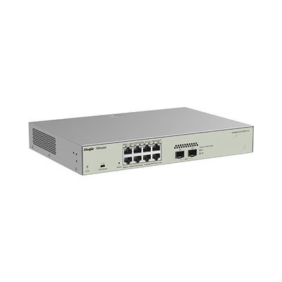Ruijie Reyee RG-NBS3100-8GT2SFP-P 8-poort Gigabit-toegangsschakelaar voor netwerkbeheer