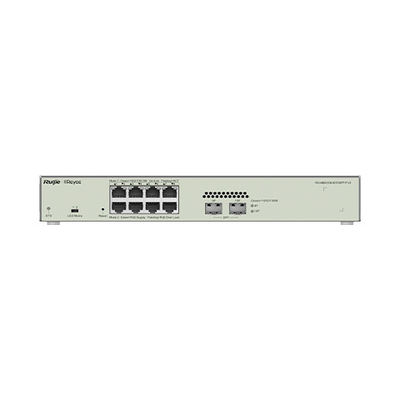 Ruijie Reyee RG-NBS3100-8GT2SFP-P 8-poort Gigabit-toegangsschakelaar voor netwerkbeheer