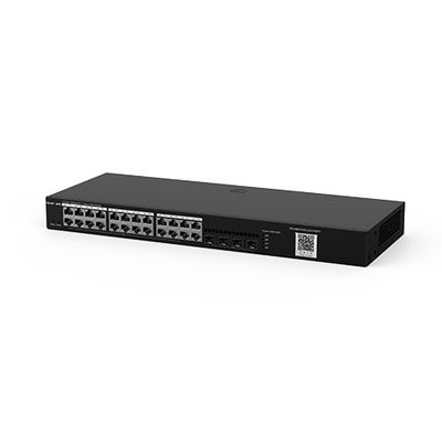 Ruijie Reyee 24-poort Gigabit Access Switch met Gigabit Uplink en Private Mold